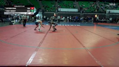 7A 126 lbs Cons. Round 3 - Trey Denny, Oak Mountain vs Jayden King, Tuscaloosa County