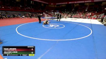 138 lbs D2/d3 - Semi-finals (sat 10:00am.) - Isaac Jerabek, Luxemburg-Casco vs Brayden Loehr, Kewaskum