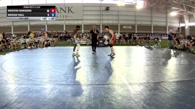 144 lbs Weston Borgers, Ohio vs Davian Hall, Illinois