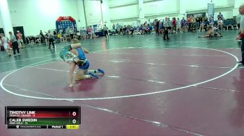 138 lbs Champ Round 1 (16 Team) - Caleb Swedin, Iowa Gold vs Timothy Link, Team STL Orange