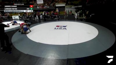 Champ. Round 2 - Andres Juarez vs Lorenzo Reyes, San Pedro High School Wrestling