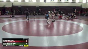 J-6 lbs Round 2 - Gabe Sanders, Big Game Wrestling Club vs Hunter Worthen, Immortal Athletics WC