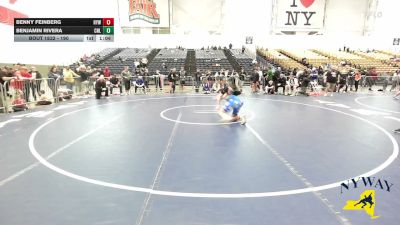 190 lbs Quarterfinal - Benjamin Rivera, Club Not Listed vs Benny Feinberg, HF-L Youth Wrestling