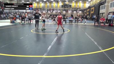 98 lbs Champ. Round 1 - Joseph Birkett, Sebolt Wrestling Academy vs Emmett Jipp, Big Game Wrestling Club