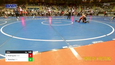 61 lbs Round Of 64 - Jadiel Rodriguez, Caveman Wrestling vs Leon Sanchez, Owasso Takedown Club
