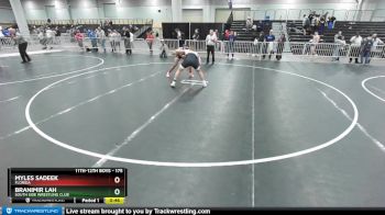 175 lbs Cons. Round 3 - Branimir Lah, South Side Wrestling Club vs Myles Sadeek, Florida