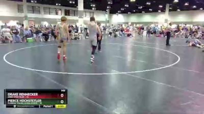 145 lbs Round 2 (16 Team) - Pierce Hochstetler, Florida Young Gunslingers vs Drake Rennecker, Ohio Titan Blue