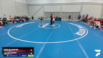 138 lbs Quarters & 1st Wb (16 Team) - Faith Blackburn, Michigan Red vs Lilliana Banks, Wisconsin