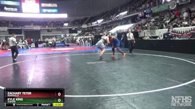 7A 285 lbs Cons. Round 3 - Kyle King, Auburn vs Zachary Teter, Huntsville