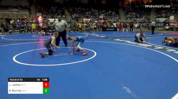 80 lbs Prelims - Jayden James, Buxton School Of Wrestling vs Gunner Murray, Team Tulsa WC