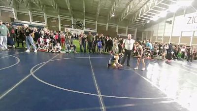 100 lbs 5th Place Match - Hadlee Jenkins, Sublime Wrestling Academy vs Kylee Lance, Uintah Wrestling
