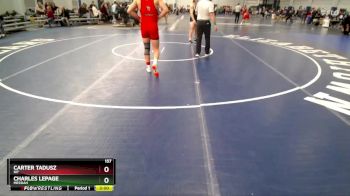 157 lbs Cons. Round 3 - Carter Tadusz, RIT vs Charles Lepage, Messiah