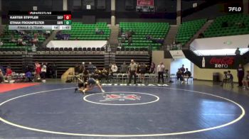 122 lbs Finals (2 Team) - Karter Stiffler, Enterprise HS vs Ethan Frounfelter, Daphne