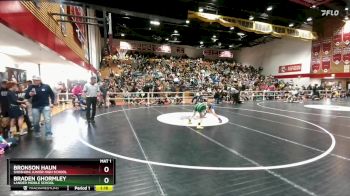 84 lbs Cons. Round 3 - Braden Ghormley, Lander Middle School vs Bronson Haun, Shoshoni Junior High School