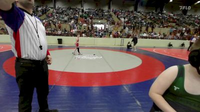 100 lbs Quarterfinal - Wyatt Steele, South Paulding Junior Spartans Wrestling Club vs Jon-Caiden Byess, Grizzly Wrestling Club