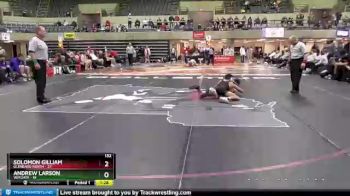 132 lbs Round 3 (4 Team) - Solomon Gilliam, Glenbard North vs Andrew Larson, Wayzata