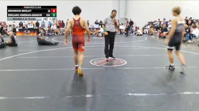 132 lbs Round 5 (6 Team) - Bronson Begley, Dayton Bandits vs Emiliano Hineman-Amador, Blackman Wrestling Club