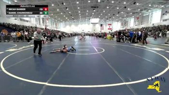 59 lbs Cons. Semi - Micah Barber, Falconer Youth Wrestling vs Daniel Charboneau, Journeymen Wrestling Club