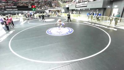 150 lbs Champ. Rd Of 64 - Kavon Lloyd vs Jayden Perez, Turlock High School Wrestling
