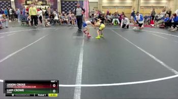 48 lbs Cons. Round 3 - Liam Crowe, SDWA vs Jaxon Cross, Higher Calling Wrestling Club