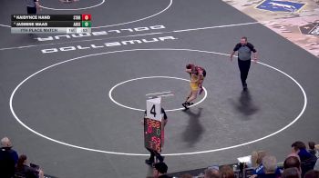 115 lbs 7th Place Match - Kaidynce Hand, Sturgis Brown vs Jasmine Maas, Aberdeen Central