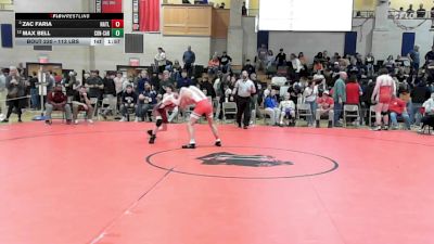 113 lbs Consi Of 8 #2 - Zac Faria, North Attleborough vs Max Bell, Concord-Carlisle