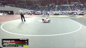 3A-160 lbs Cons. Round 2 - Emmanuel Mata, South Umpqua vs James Mickelson, Warrenton