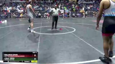 176 lbs Cons. Semi - Cole Yirsa, Lincoln-Way WC vs Malakai Davis, Beat The Streets Chicago-Midway