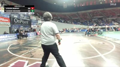 2A/1A Boys 215 Semifinal - Steven Murphy, Siletz Valley Boys vs Jaxson Heckard, Illinois Valley Boys