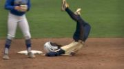Akron's Madison Carter Scorpion Slides Into Second