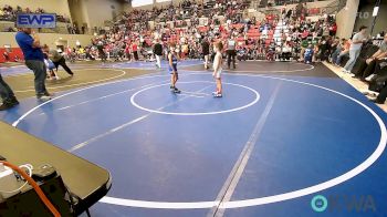 60 lbs Consolation - Easton Meeker, Collinsville Cardinal Youth Wrestling vs Kamden Woolman, Tiger Trained Wrestling