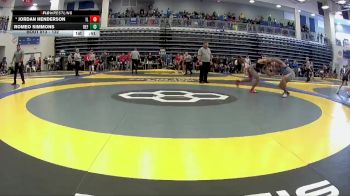 132 lbs 3rd Place Match - Romeo Simmons, Defiance vs Jordan Henderson, Indian Lake