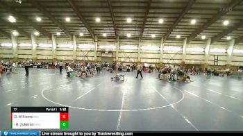 77 lbs Quarterfinal - Robinson Zukeran, Stallions Wrestling Club vs Owen Williams, Bonneville Wrestling Club