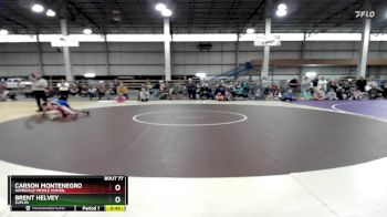 75 lbs Cons. Round 5 - Brent Helvey, Suples vs Carson Montenegro, Homedale Middle School