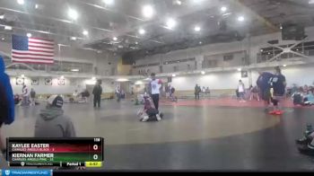 138 lbs Round 2 (4 Team) - Kiernan Farmer, Charlies Angels Pink vs Kaylee Easter, Charlies Angels Black