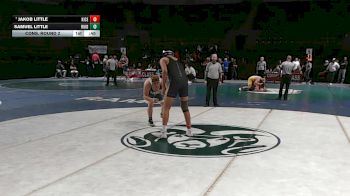 4A 215 lbs Cons. Round 2 - Jakob Little, Kirtland Central vs Samuel Little, Ruidoso