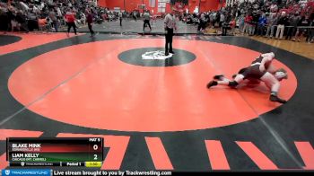 138 lbs Cons. Round 6 - Liam Kelly, Chicago (MT. CARMEL) vs Blake Mink, EDWARDVILLE (HS)