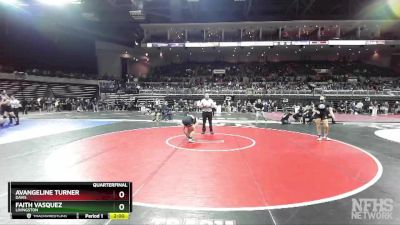 150 lbs Quarterfinal - Avangeline Turner, Davis vs Faith Vasquez, Livingston