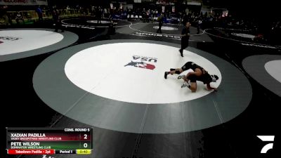 165 lbs Cons. Round 5 - Pete Wilson, Dominator Wrestling Club vs Xadian Padilla, Vasky BrosPitman Wrestling Club