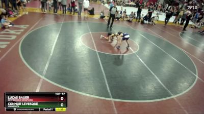 67 lbs Cons. Semi - Connor Levesque, Minnesota vs Lucas Bauer, New Prague Wrestling