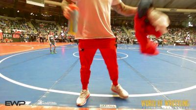 49 lbs Round Of 32 - Theseus Yang-Elson, Summit Wrestling Academy vs Boston Kinder, Nixa Youth Wrestling