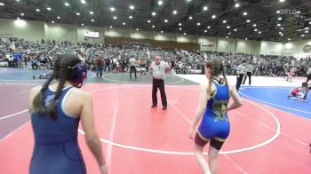 109 lbs Quarterfinal - Lilly James, Raider WC vs Jaydence Iszkiewicz, Gold Rush