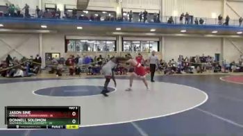 197 lbs Cons. Round 3 - Jason Sine, King`s College (Pennsylvania) vs Donnell Solomon, Southern Virginia University