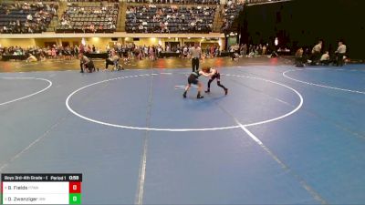 Boys 3rd-4th Grade - 63 3rd Place Match - Dake Zwanziger, Immortal Athletics WC vs Bennett Fields, Pack 732 Wrestling Academy