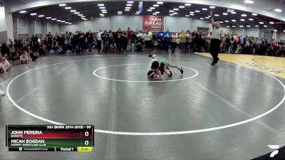 59 lbs Champ. Round 2 - John Pereira, Bandits vs Micah Bogdan, Osprey Wrestling Club