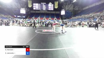 152 lbs Cons Semi - Sarah Henckel, Connecticut vs Elly Janovsky, Indiana