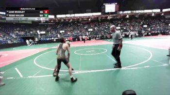 102 lbs Champ. Round 1 - Liam Bradley, Unattached vs Teige Haller, WAD1