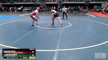 189 lbs Quarterfinal - Blaine Smith, Mountain City Christian Academy vs Landon Burke, Bethel High School