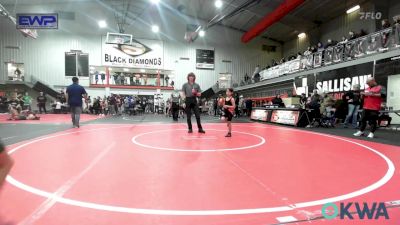 58 lbs Rr Rnd 1 - Vivian Cole, Sallisaw Takedown Club vs Kylie McInerney, Brushy Wrestling Club