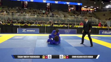 David Benjamin Brair vs Teagan Timothy Fredericksen 2025 Pan Jiu Jitsu IBJJF Championship